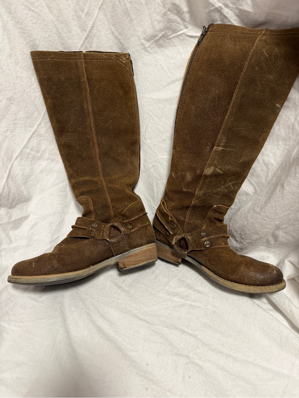 Luxe de Leon Templo Tall Harness Boots Womens 8.5